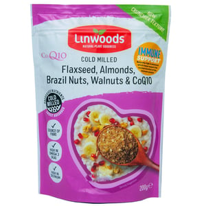 Linwoods Cold Milled Flaxseed, Almonds, Brazil Nuts, Walnuts & Coq10 200 g