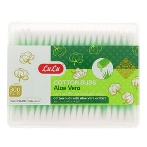 LuLu Aloe Vera Cotton Buds 300 pcs