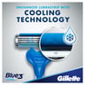 Gillette Blue 3 Cool Men's 3-Bladed Disposable Razor 3 pcs