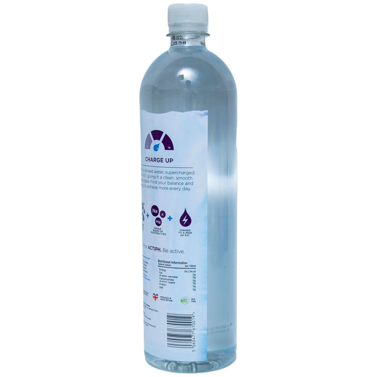 Actiph Alkaline Ionised Water 1 Litre