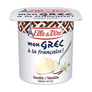 Elle & Vire Greek Fruit Yogurt Vanilla 125 g