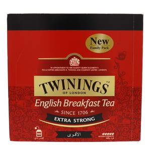 تويننجز شاي الفطور الإنجليزي قوي للغاية 100 قطعة