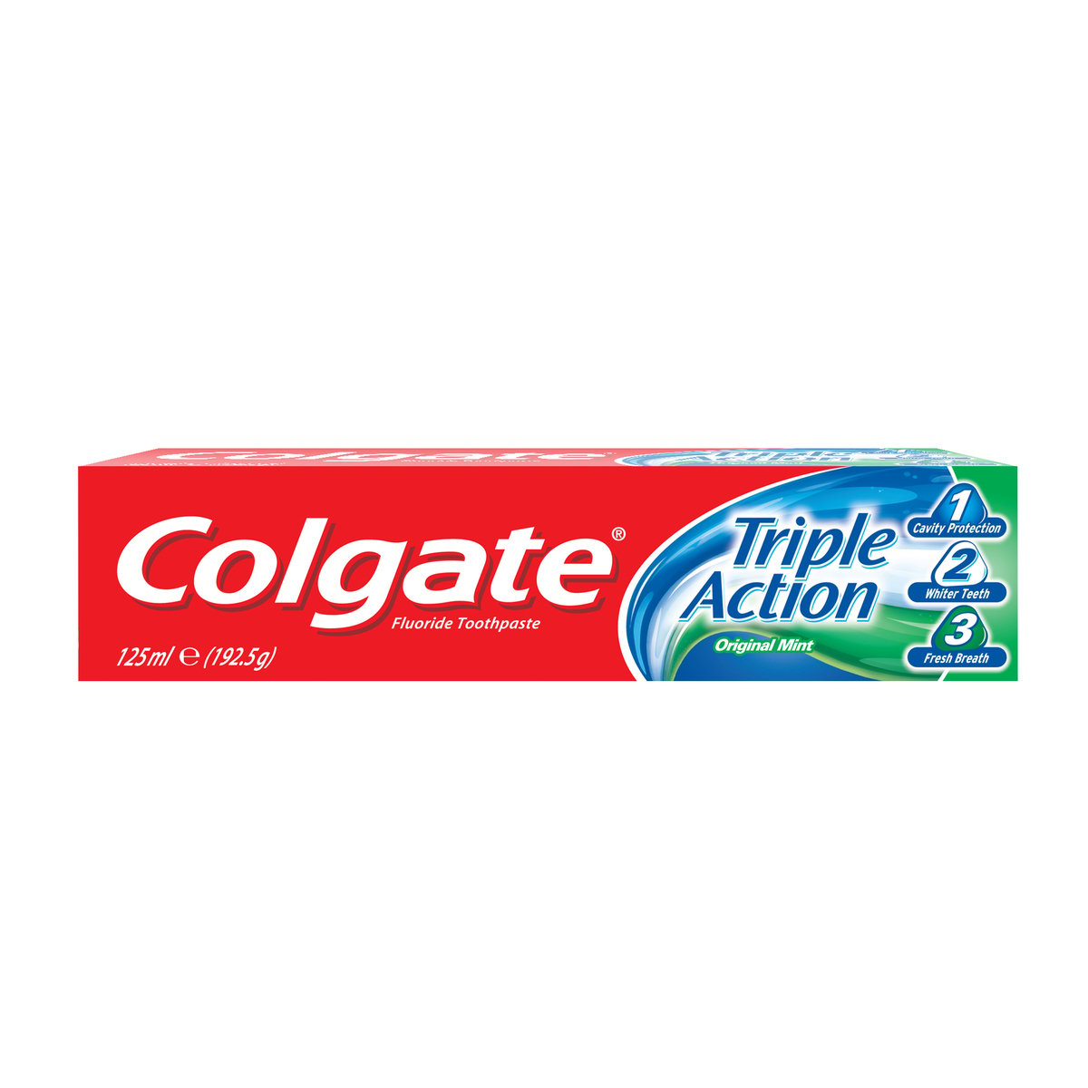 Colgate Toothpaste Triple Action Original Mint 125 ml