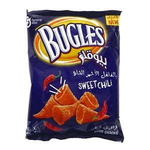 Bugles Corn Snacks Sweet Chili 125g