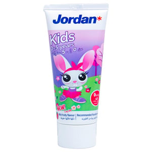 Jordan Kids Toothpaste Mild Fruity Flavour From 0-5 Years 50 ml