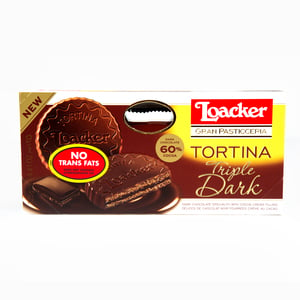 لواكر تورتينا تريبل شوكولاتة داكنة 125 جم