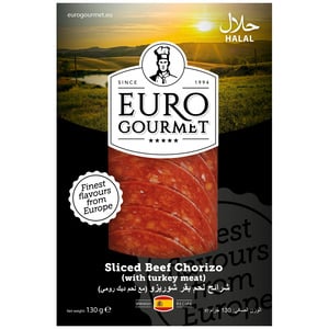 Euro Gourmet Sliced Beef Chorizo 130 g