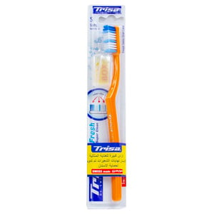 Trisa Fresh Super Clean Toothbrush Soft Assorted 1 pc