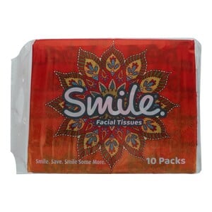 Smile Facial Tissue 2ply 10 x 150 Sheets