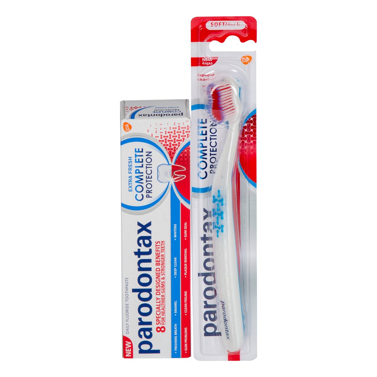 Parodontax Complete Protection Toothpaste Extra Fresh 75 ml + Toothbrush 1 pc