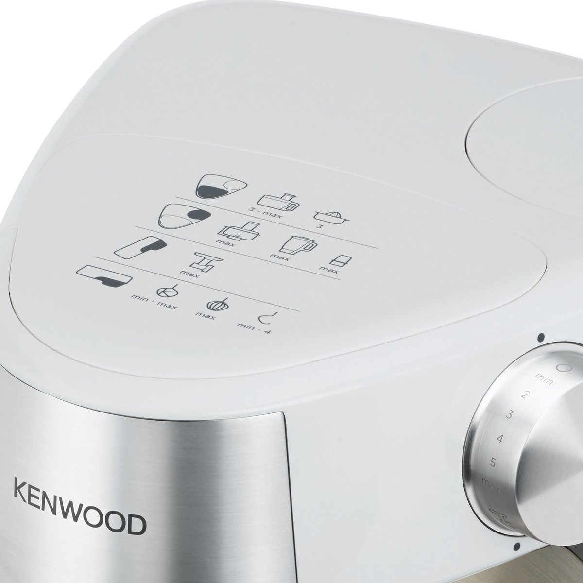 Kenwood Stand Mixer Kitchen Machine PROSPERO+ 1000W with 4.3L Stainless Steel Bowl, K-Beater, Whisk, Dough Hook, Blender KHC29.B0WH Silver