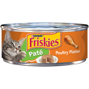 Purina Friskies Pate Wet Cat Food, Poultry Platter 156 g