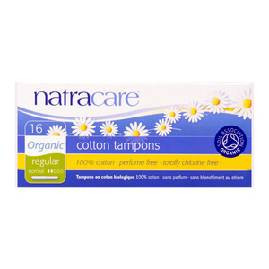 Natracare Organic Cotton Tampons Regular 16pcs