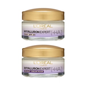 L'Oreal Paris Hyaluron Expert Cream Day 50 ml + Night Cream Mask 50 ml
