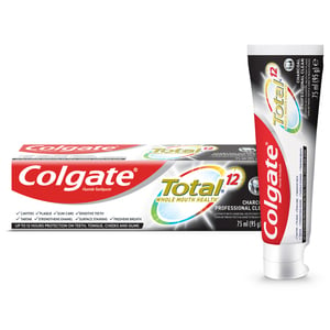 Colgate Total 12 Hour Protection Charcoal Deep Clean Toothpaste 75 ml
