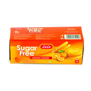 LuLu Sugar Free Orange Cookies 75 g