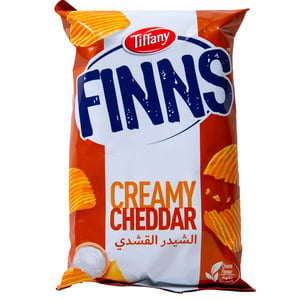 Tiffany Finns Chips Creamy Cheddar 85 g