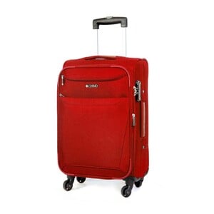 كوزمو أوليمبوس حقيبة مرنة بـ4 عجلات، 28 انش، أحمر
