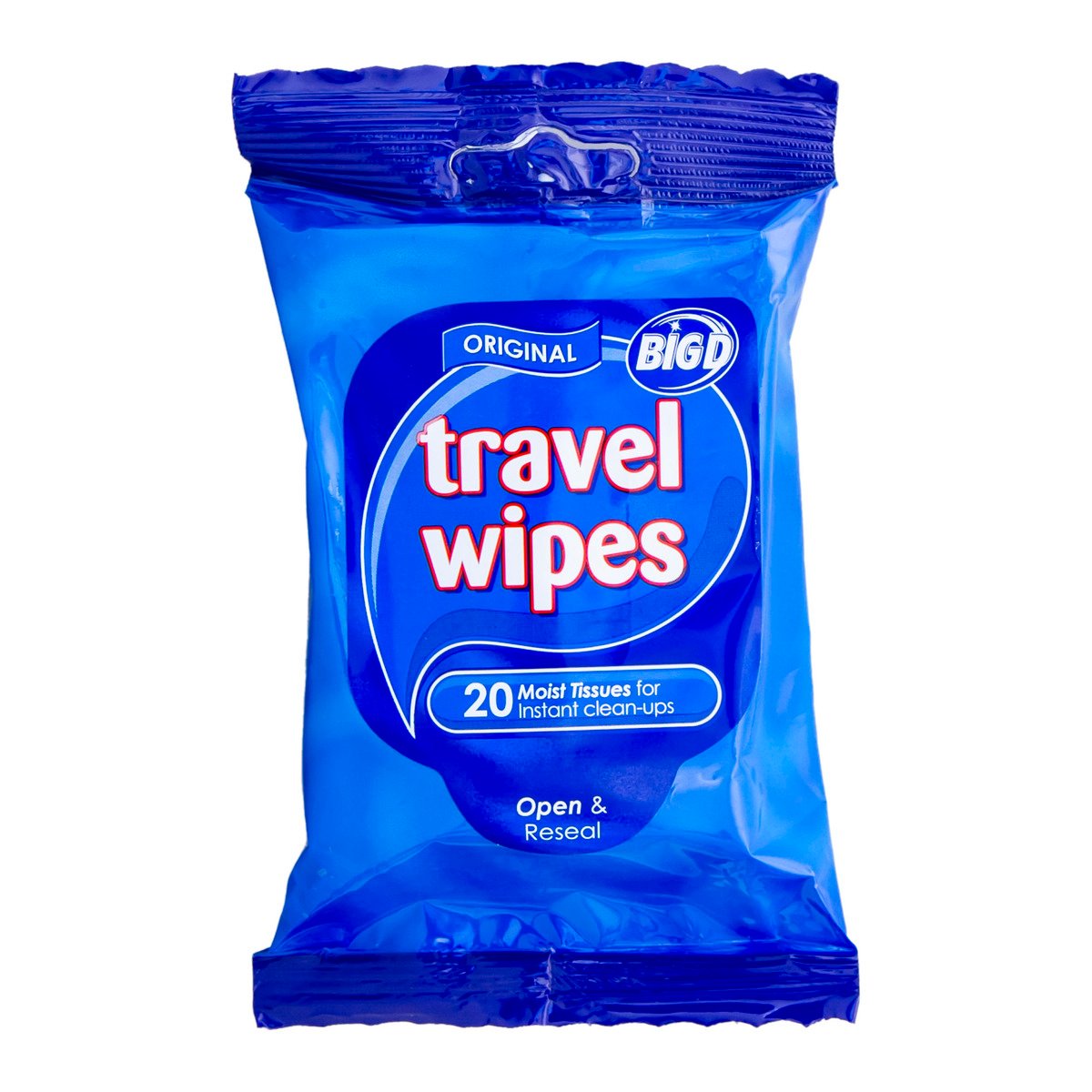 Big D Travel Wipes Original 20pcs