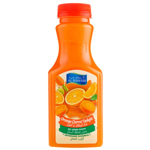 الروابي عصير لذة البرتقال و الجزر 350 مل