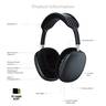 Iends Wireless Stereo Headphones Black IE-B77