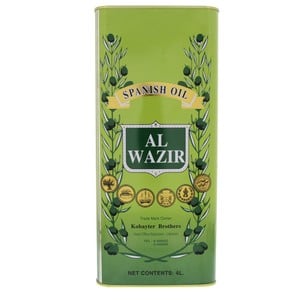 Al Wazir Spanish Olive Oil 4 Litres