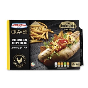 Americana Craves Chicken Hotdog 450 g