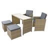 Campmate Dining Set 5pcs (Table + 2 Chairs+2 Stool) CM-210420