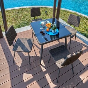 Campmate Dining Set 5pcs (4 Chairs + Table) CM-210413