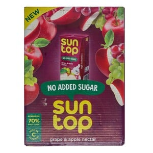 Suntop Grape & Apple Nectar No Added Sugar 125ml