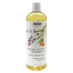Now Lavender & Almond Massage Oil 473 ml
