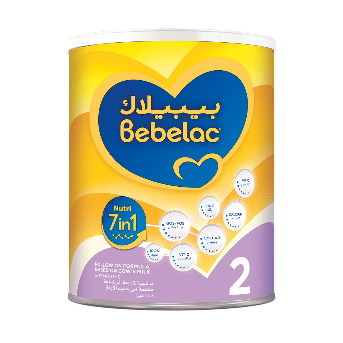 Bebelac Nutri 7in1 Follow On Formula Stage 2 From 6 to 12 Months 400 g