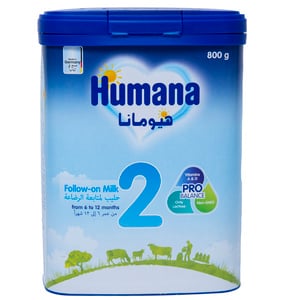 Humana Stage 2 Follow On Milk From 6-12 Months 800 g