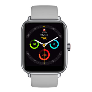 Swiss Military Smart Watch Silicon Strap ALPS-Grey