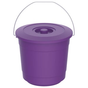 Cosmoplast Bucket With Lid EX-30 5Litre Assorted Color 1pc