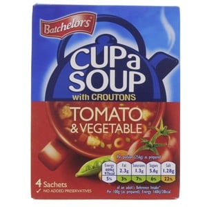 Batchelor Tomato and Vegetables with Croutons Soup 104 g
