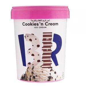 Baskin Robbins Cookies N Cream Ice Cream 1 Litre