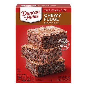Duncan Hines Chewy Fudge Brownie Mix 520 g