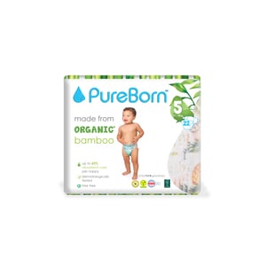 Pure Born Organic Diaper Size 5 11-18kg 22 pcs