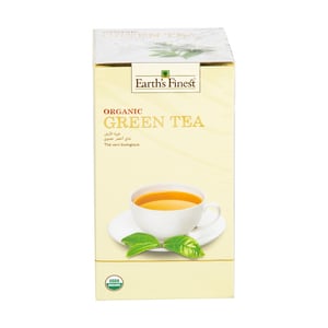إيرثس فاينست شاي أخضر عضوي 25 كيس شاي