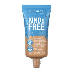Rimmel London Kind & Free Moisturising Foundation, 160 Vanilla, 30 ml