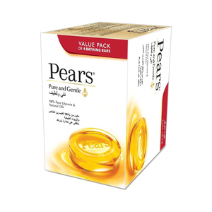 Pears Pure and Gentle Soap 4 x 125 g