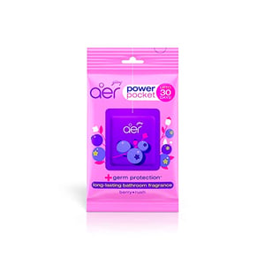 Aer Power Pocket Berry Rush Long Lasting Bathroom Fragnance 10g
