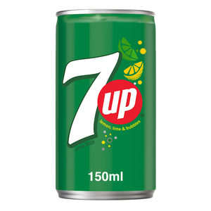 7UP Carbonated Soft Drink Can 150 ml