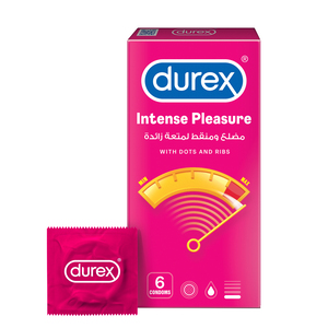 Durex Intense Pleasure Condom 6 pcs