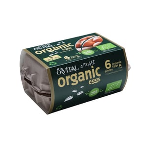 Orvital Organic Eggs Medium 6 pcs