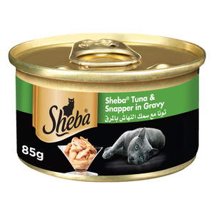 Sheba Tuna White Meat with Snapper Cat Food 85 g