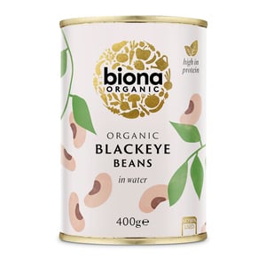 Biona Organic Black Eye Beans in Water 400 g