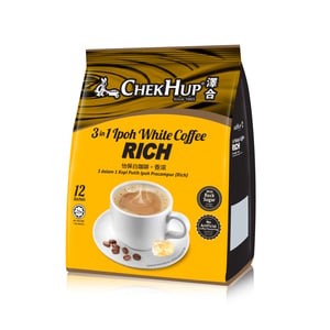 Chek Hup 3 In 1 lpoh White Coffe Rich 40g X 12's