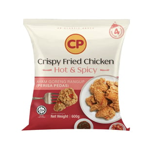 Cp Crispy Fried Chicken Hot & Spicy 600g